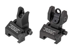 Troy Industries Folding Battle Sight Set for AR15 made from steel